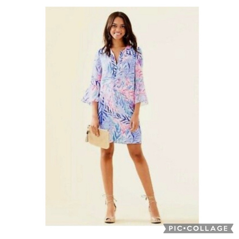 Lilly Pulitzer Elenora Silk Dress, XL